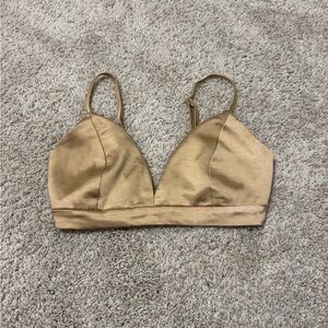 Dynamite Gold Bralette Top